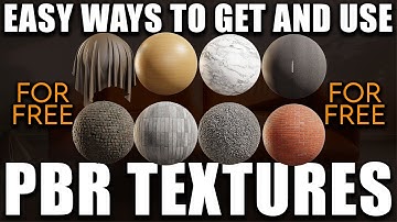 GET HIGH QUALITY PBR TEXTURES FOR FREE | Enhance Realism in your 3D Renderings
