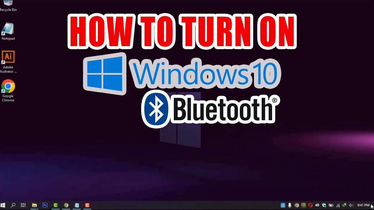 How To Turn On Bluetooth On Windows 10 YouTube how-to-turn-on-bluetooth-on-windows-10-youtube