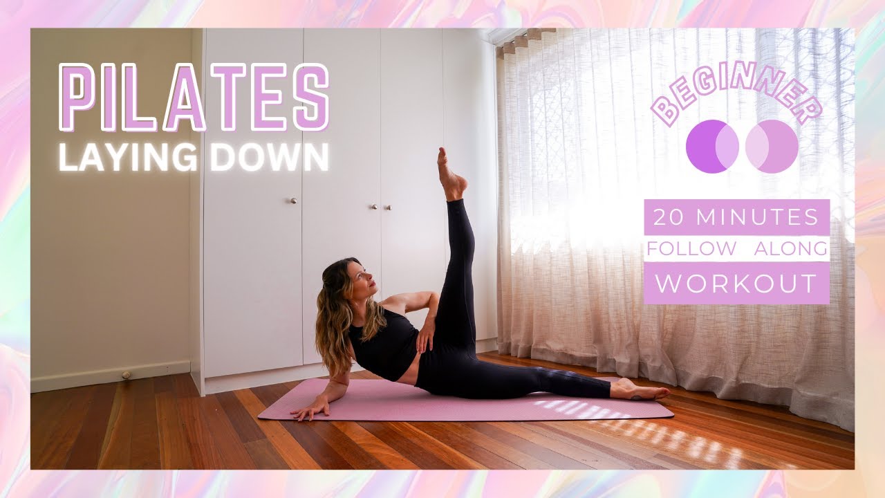Laying down PILATES Beginner pilates routine No equipment Carla Valerio YouTube