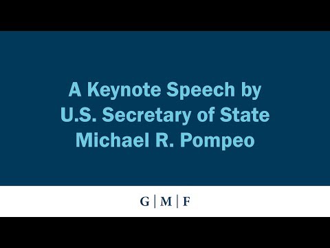 Reforming the Rules-Based International Order: by U.S. Secretary of State Michael R. Pompeo