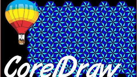 Corel Draw Tips & Tricks Start with 2 SIX sided Polyton to make this Pattern