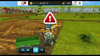Real Tractor Farming Simulator 2018 - Harvester Tractor Driving - Android Gameplay part 52 GPS screenshot 3