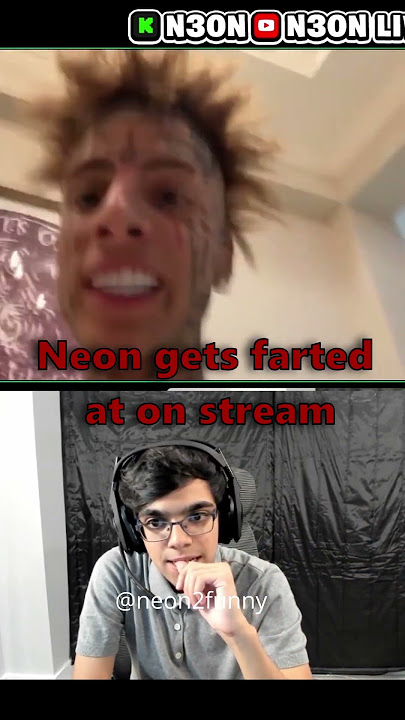 Neon gets farted at on stream... #neon #n3on #neonclips #n3onclips #islandboy #islandboys