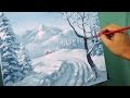 Acrylic Landscape Painting Lesson - Winter Landscape by JM Lisondra