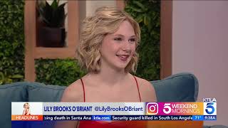 Lily Brooks O'Briant Interview KTLA 5 and performs 'Last Christmas' November 2023
