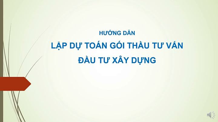 Báo cáo thẩm định dự toán gói thầu xây dựng năm 2024