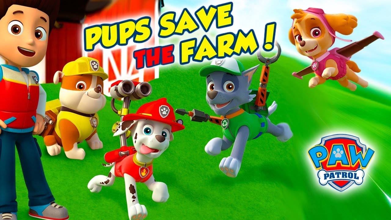 Mission PAW Patrol Pups Save the Farm. Game For Kids Game Player YouTube