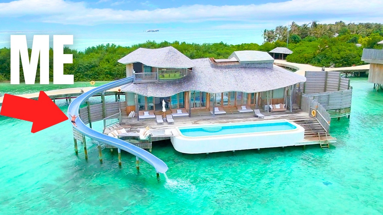 I Stayed in the Most EXPENSIVE Overwater Villa in the Maldives!