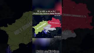 FE vs HRE vs AH vs PLC MD Factions Battle Royale  #hoi4 #timelapse #ww2  #trend  #map  #history