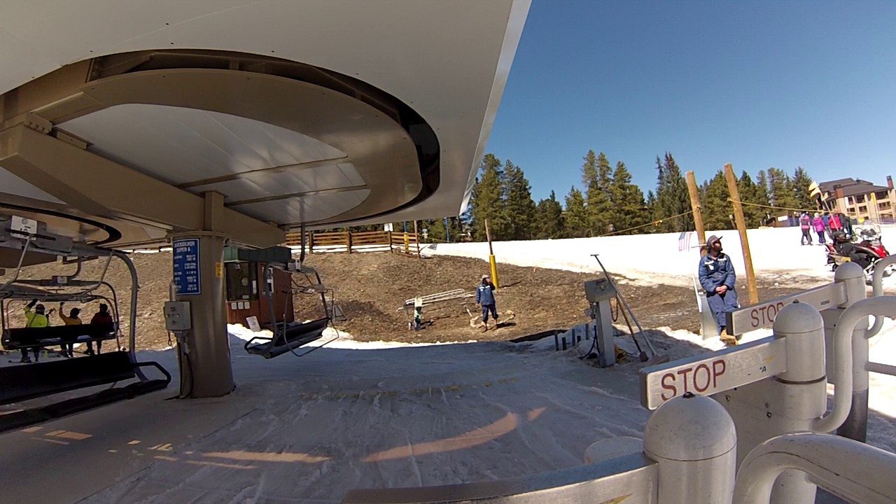 Breckenridge Mountain Tour Loading Quicksilver Chairlift (Beginner) YouTube