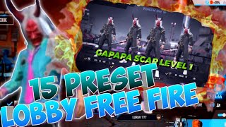 TOP 10 PRESET (XML) FF VIRAL🔥 JEDAG JEDUG LOBBY🎧+KATA KATA KEREN TERBARU#7🎶