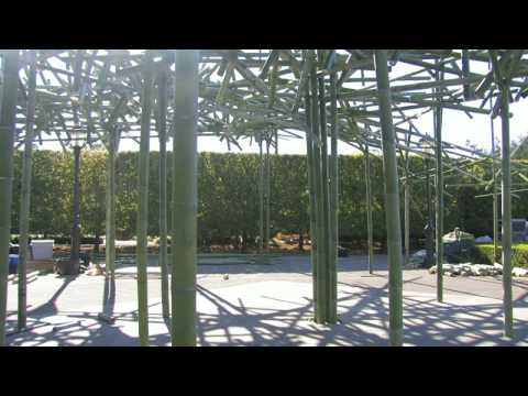 flower shop near me The Man Behind the Giant Bamboo Kiku Sculptures