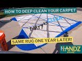 How to REALLY clean your CARPET AGAIN | Same Rug - New Deep Cleaning Methods – One Year Later