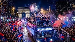 PSG Finally Conquer Europe! 🏆🔥 | Paris Explodes in Historic UCL Celebrations 🎉