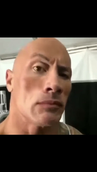 The Rock being sus- sound effect