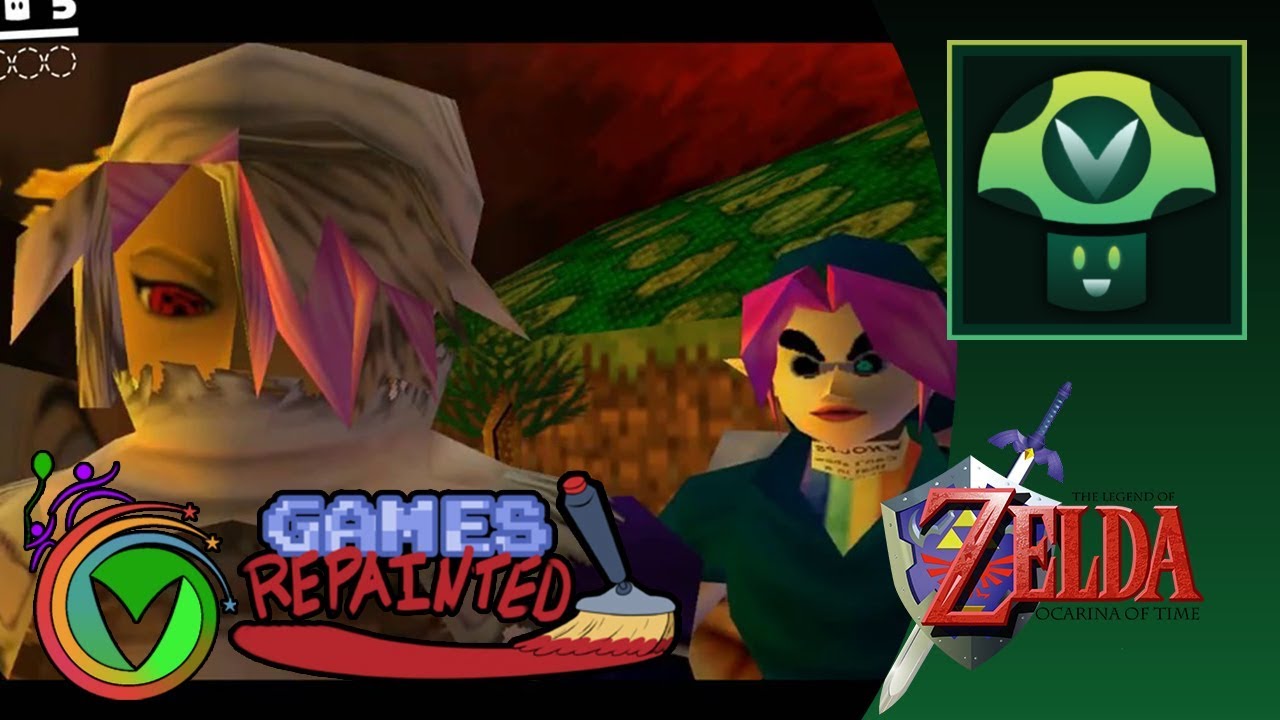 Vinesauce Zelda Ocarina of Time Repainted Revisited Vinesauce is