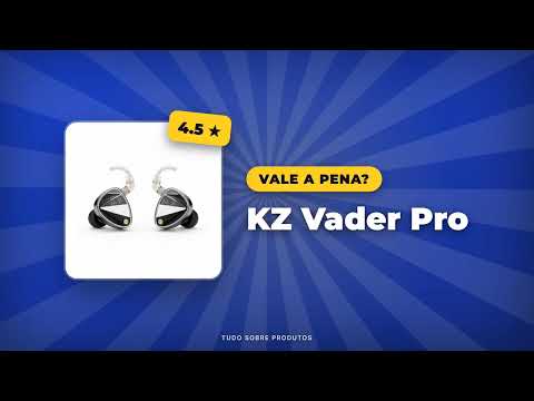 KZ Vader Pro: Vale a pena? Análise COMPLETA desse fone!