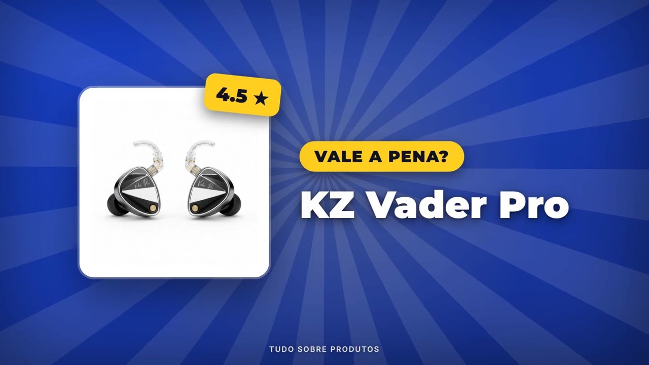 Capa: KZ Vader Pro: Vale a pena? Análise COMPLETA desse fone!