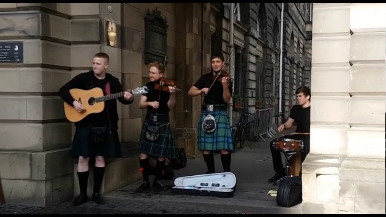 The Blazing Ceilidh performing on The Royal Mile- Available from AliveNetwork.com