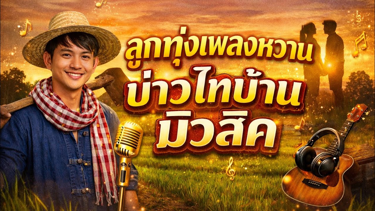 #รวมเพลงลูกทุ่งเพลงหวาน บ่าวไทบ้านมิวสิค 