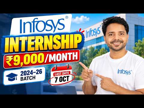 Infosys Springboard Internship 2026: Get ₹9,000/Month Stipend | Apply Before Oct 7!