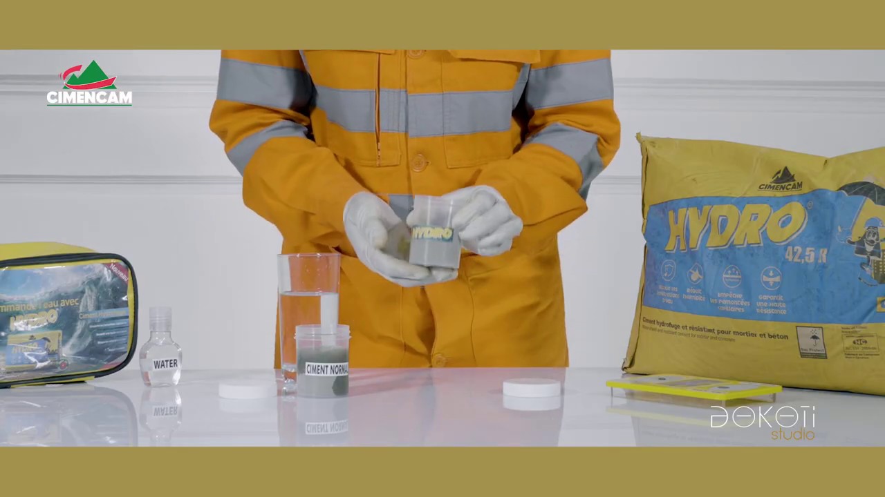 Demo HYDRO le nouveau ciment de Cimencam