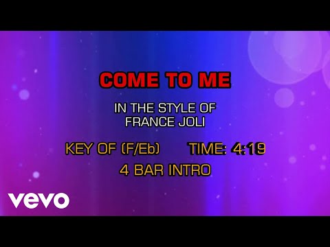 France Joli Come To Me Karaoke