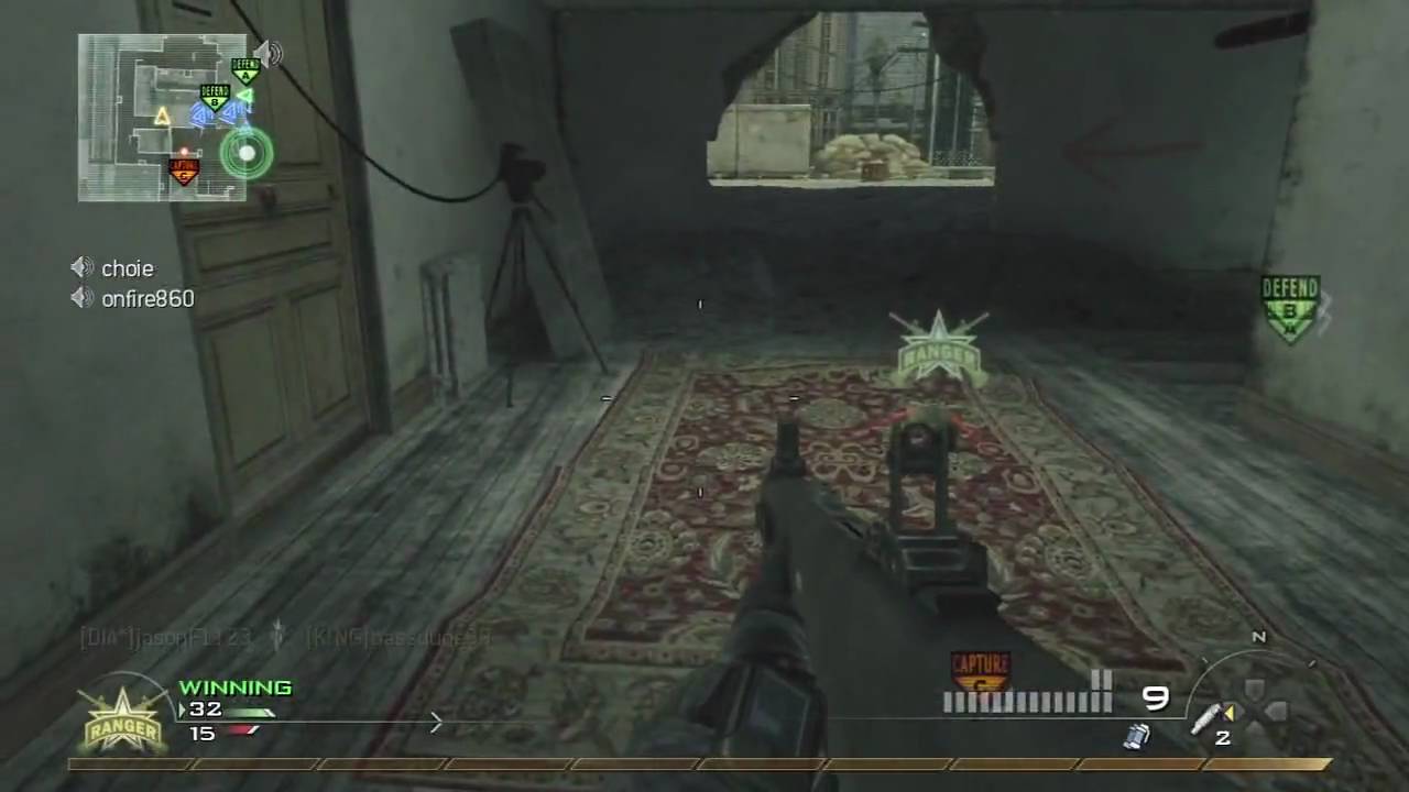 Modern Warfare 2: randomcomic37's AA-12 Nuke on Skidrow Domination (MW 2 Gameplay/Commentary)