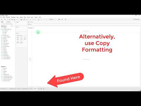 Tableau Tip: Template Workbooks