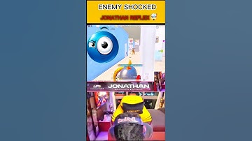 🔥😱 ENEMY GOT SHOCKED #jonathangaming #shorts
