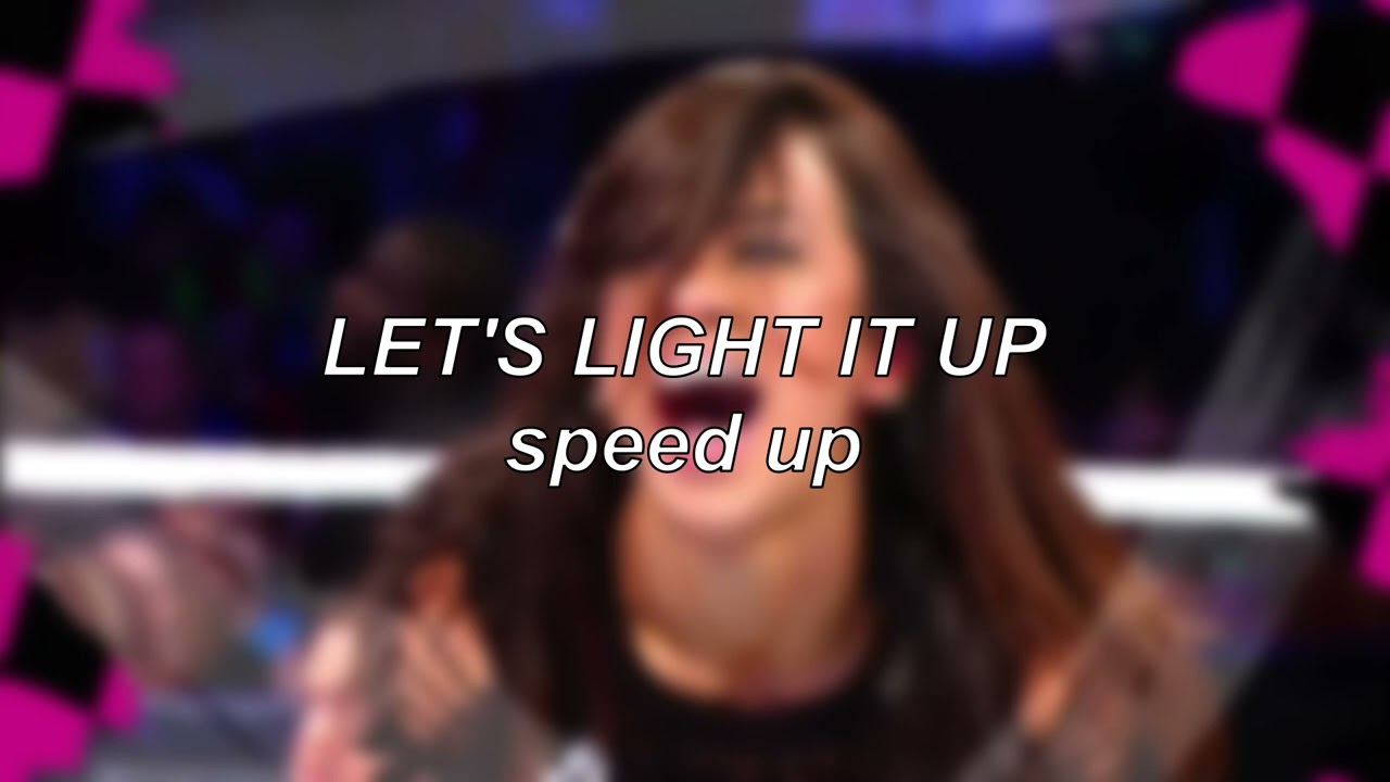 AJ Lee New Titantron 2013 - Let's Light It Up | Speed Up