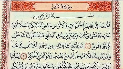تلاوه خاشعه وماتيسر من سورة فاطر بصوت الاستاذ محمد ربيع 💯