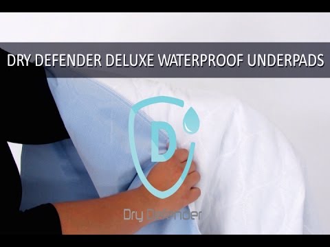 Dry Defender Deluxe Waterproof Underpad