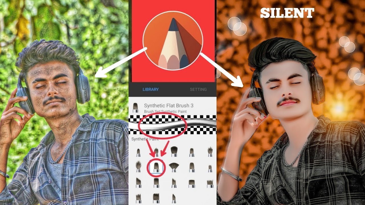 Face Ko Smooth Aur Gora Kaise Kre Sketchbook Face Smooth Editing