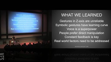 Presentation: Natural User Interface Design with Kinect