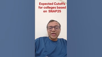 Expected Cutoffs for colleges based on SNAP25. #patrick100 #snap2025 #snap