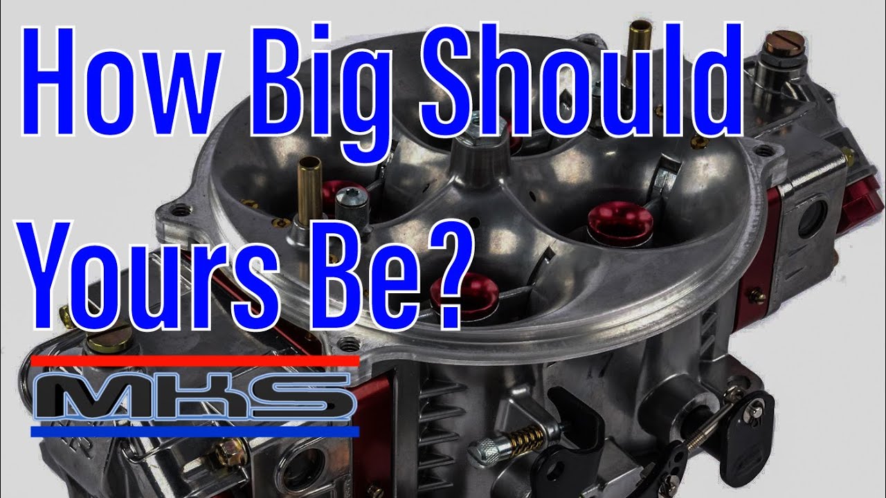 HOW TO: pick the right carburetor. SIZE MATTERS!!! Don't overestimate