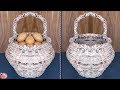 Multi Use... Vegetables & Fruit Basket || DIY Kitchen Organizer !!! Newspaper Craft