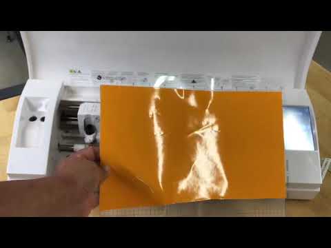 How to Load Vinyl on a Silhouette Cut Mat - YouTube