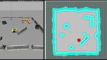 Warthog simulation + SLAM