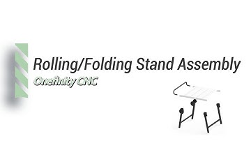 Assembling the Onefinity CNC Rolling, Folding Stand and Fixed Stand