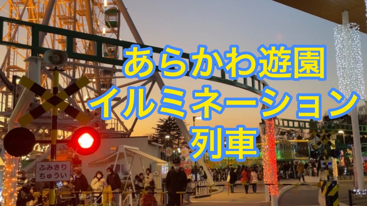 Japanese railroad crossings: Illuminated train and railroad