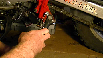 How To Remove A Motorcycle Kickstand Spring - The Penny Trick