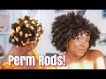 Perfect Perm Rod Set on Natural Hair!
