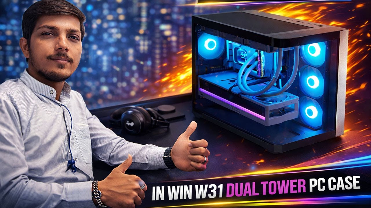 In Win W31 Dual-chamber Case Launched With Curved Glass - Explained All Spec, Features And More