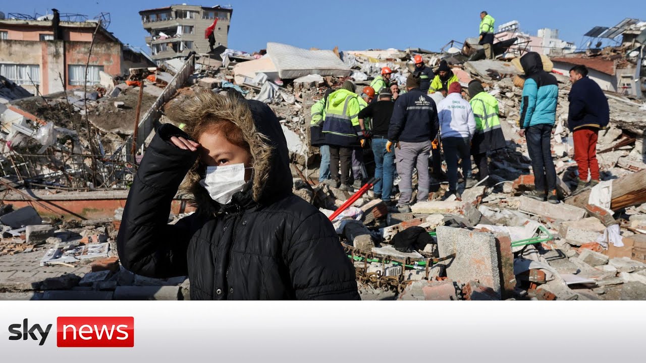 Film backdrop image for Turkey-Syria earthquakes: Turkey deals with a narrowing chance to find survivors (2023)