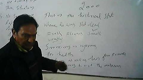 CSS Past Paper 2000, English Compulsory, Sentence Correction Questions Solved, lectured by Amin Baig