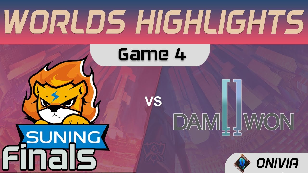 SN vs DWG Highlights Game 4 Finals Worlds 2020 Playoffs Suning vs DAMWON Gaming by Onivia