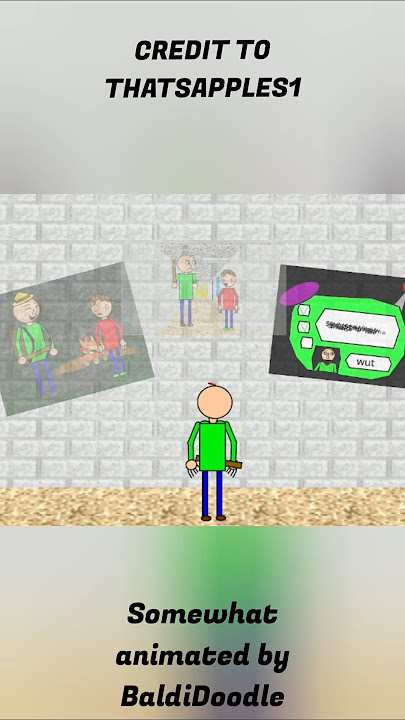 OUTCOME MEMORIES: Baldi's Basics Solo Win #baldi #baldisbasics #baldisbasicsplus #shorts #scratch