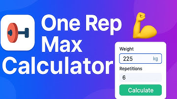 One Rep Max Calculator - Maximize Your Lifts for FREE